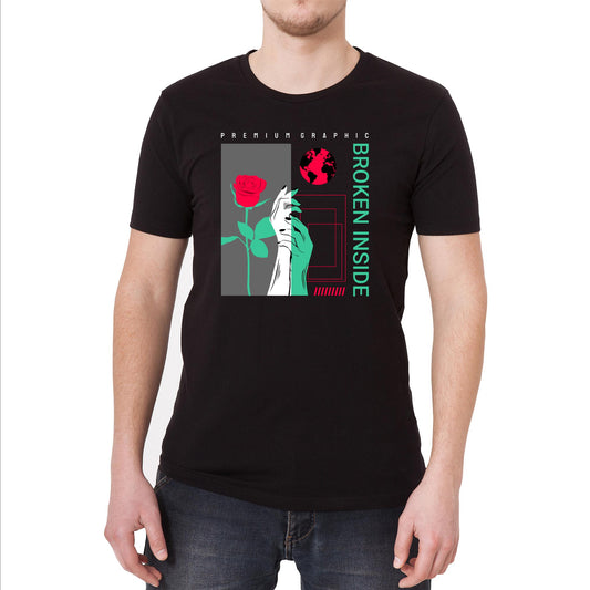 Broken Inside Vintage Graphic T-Shirt