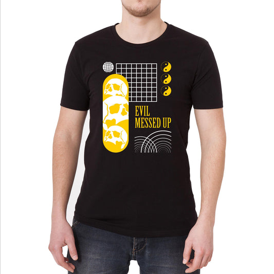 Evil Messed Up Vintage Graphic T-Shirt