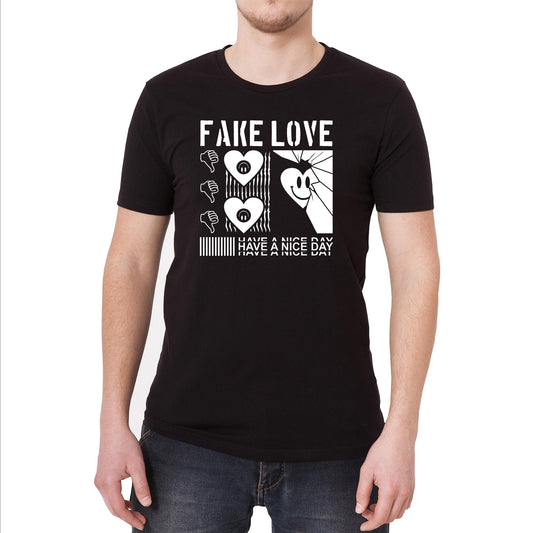 Fake Love Vintage Graphic T-Shirt