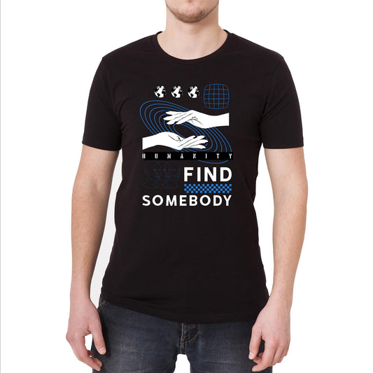 Find Somebody Vintage Graphic T-Shirt