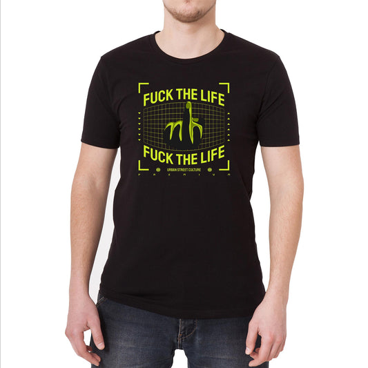Fuck the Life Vintage Graphic T-Shirt