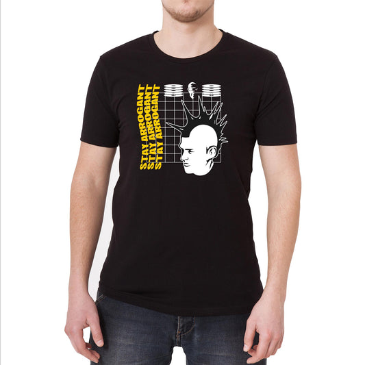Stay Arrogant Vintage Graphic T-Shirt
