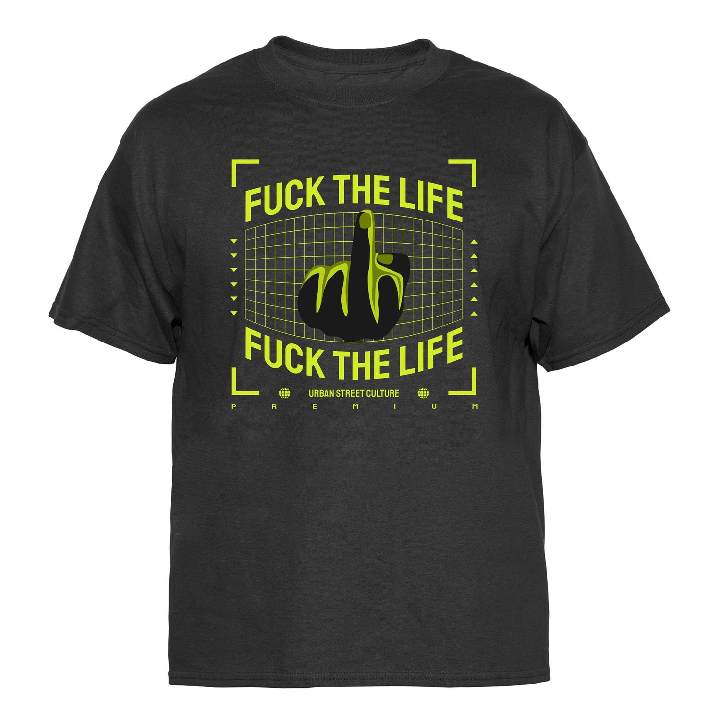 Fuck the Life Vintage Graphic T-Shirt
