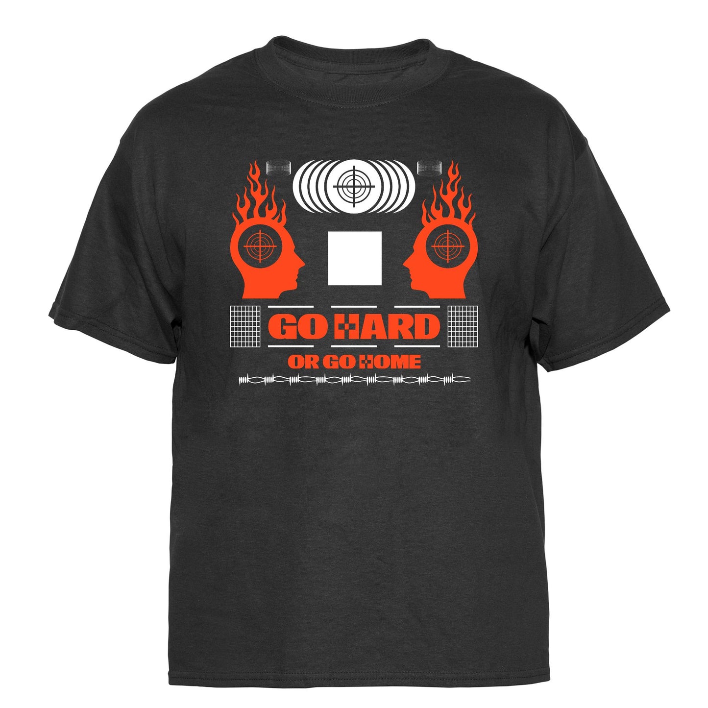 Go Hard or Go Home Vintage Graphic T-Shirt
