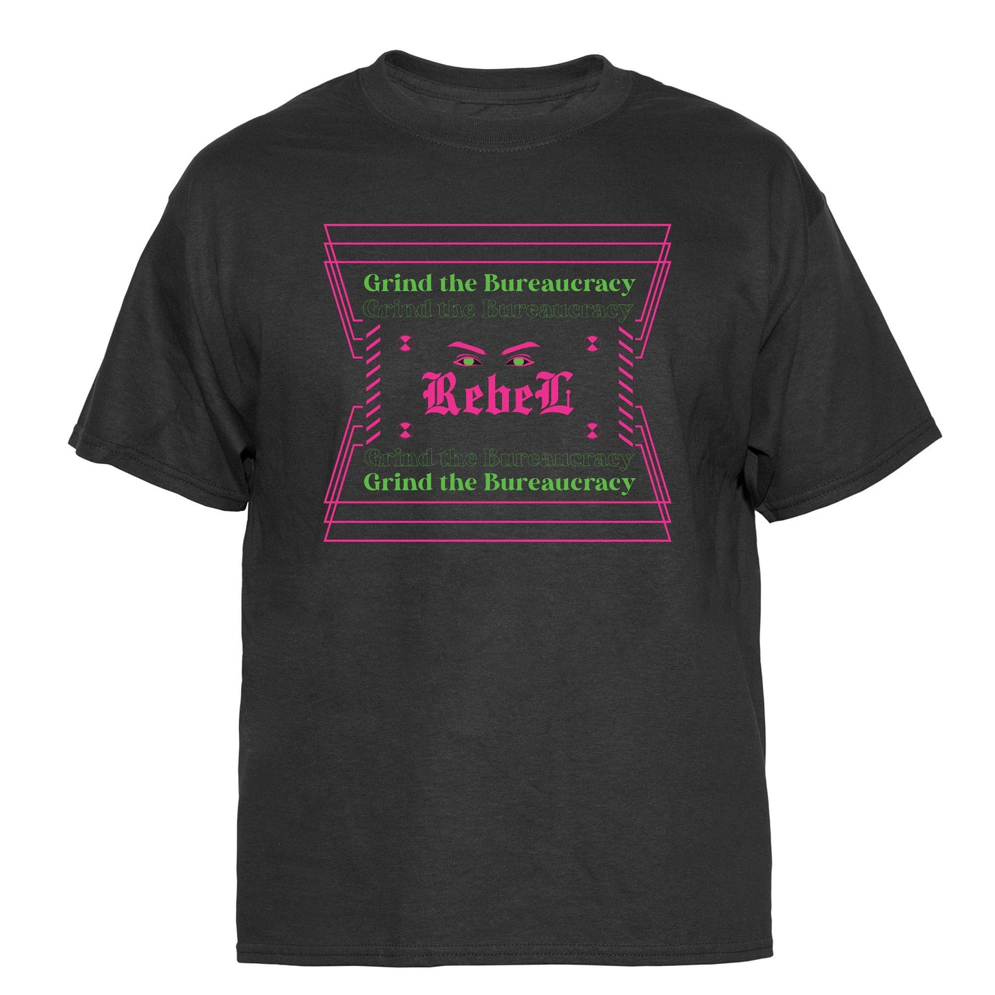 Grind the Bureaucracy Vintage Graphic T-Shirt