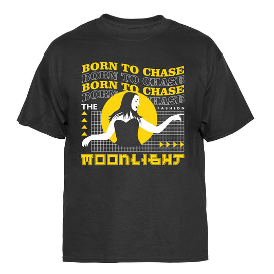 Born to Chase the Moonlight Vintage Graphic T-Shirt