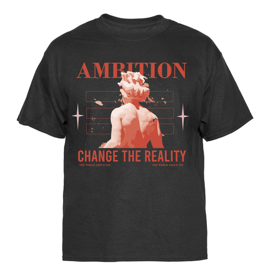 Ambition Change the Reality Graphic Tee Vintage Graphic T-Shirt