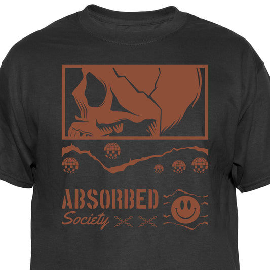 Absorbed Society Graphic Tee Vintage Graphic T-Shirt