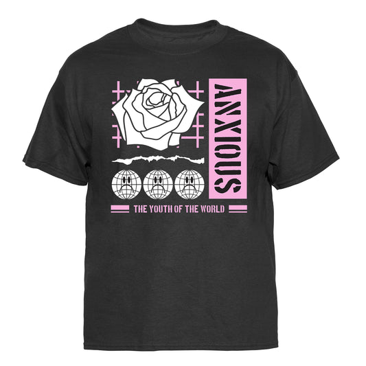 Anxious Graphic Tee Vintage Graphic T-Shirt