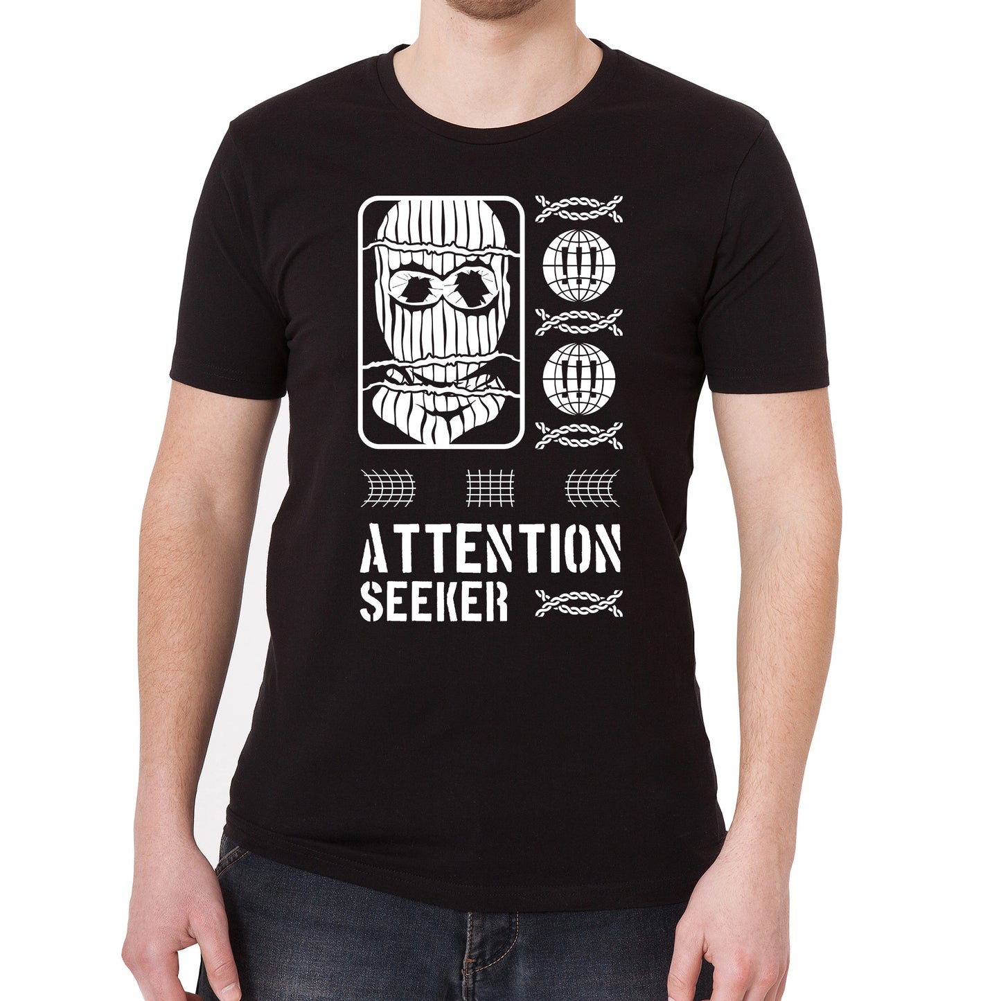 Attention Seeker Graphic Tee Vintage Graphic T-Shirt