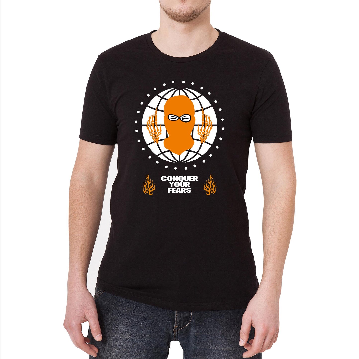 Conquer Your Fears Vintage Graphic T-Shirt