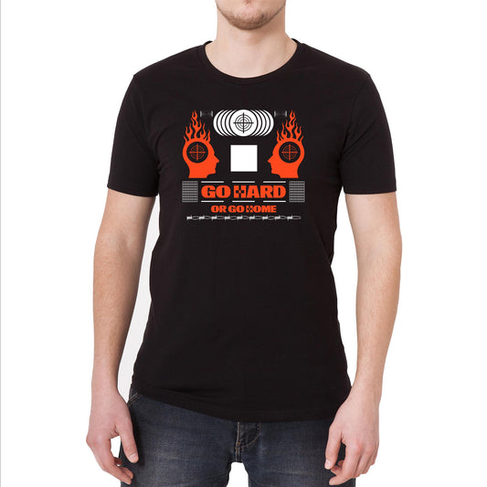 Go Hard or Go Home Vintage Graphic T-Shirt