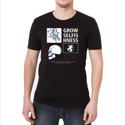 Grow Selfishness Vintage Graphic T-Shirt