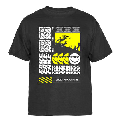 Fake Happiness Vintage Graphic T-Shirt
