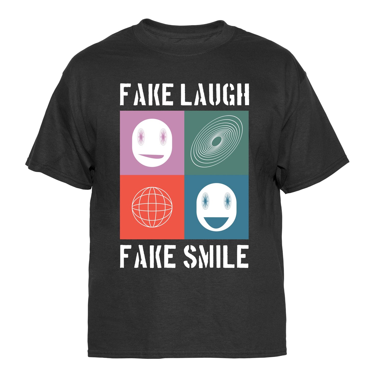 Fake Laugh Fake Smile Vintage Graphic T-Shirt