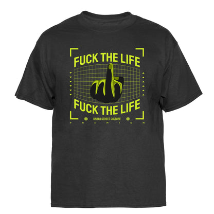 Fuck the Life Vintage Graphic T-Shirt