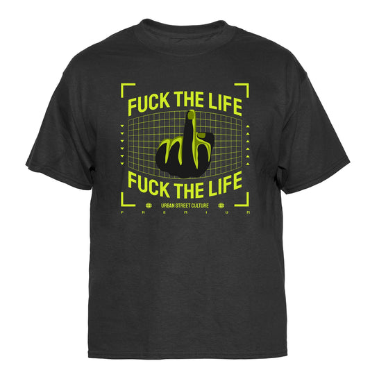 Fuck the Life Vintage Graphic T-Shirt