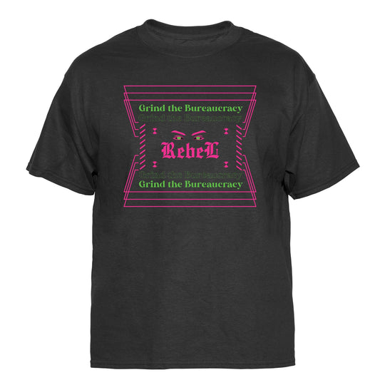 Grind the Bureaucracy Vintage Graphic T-Shirt