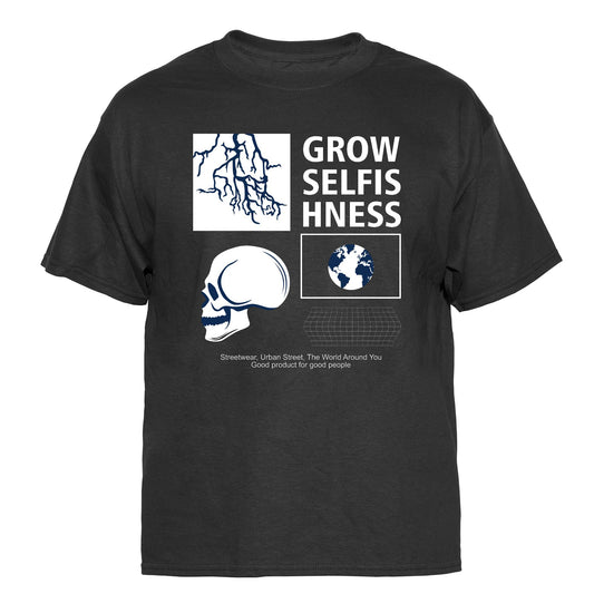 Grow Selfishness Vintage Graphic T-Shirt