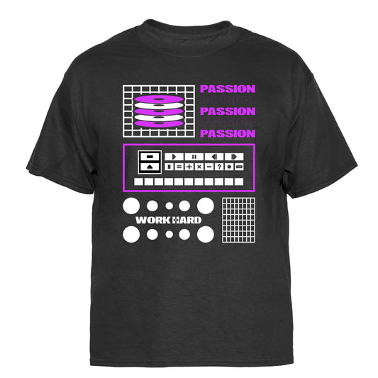 Passion Work Hard Vintage Graphic T-Shirt