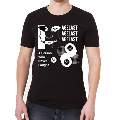 Agelast A Person Who Never Laughs Graphic Tee Vintage Graphic T-Shirt